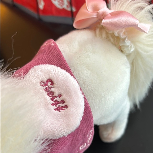 Steiff White and Pink Stuffed Unicorn - Picture 4 of 10